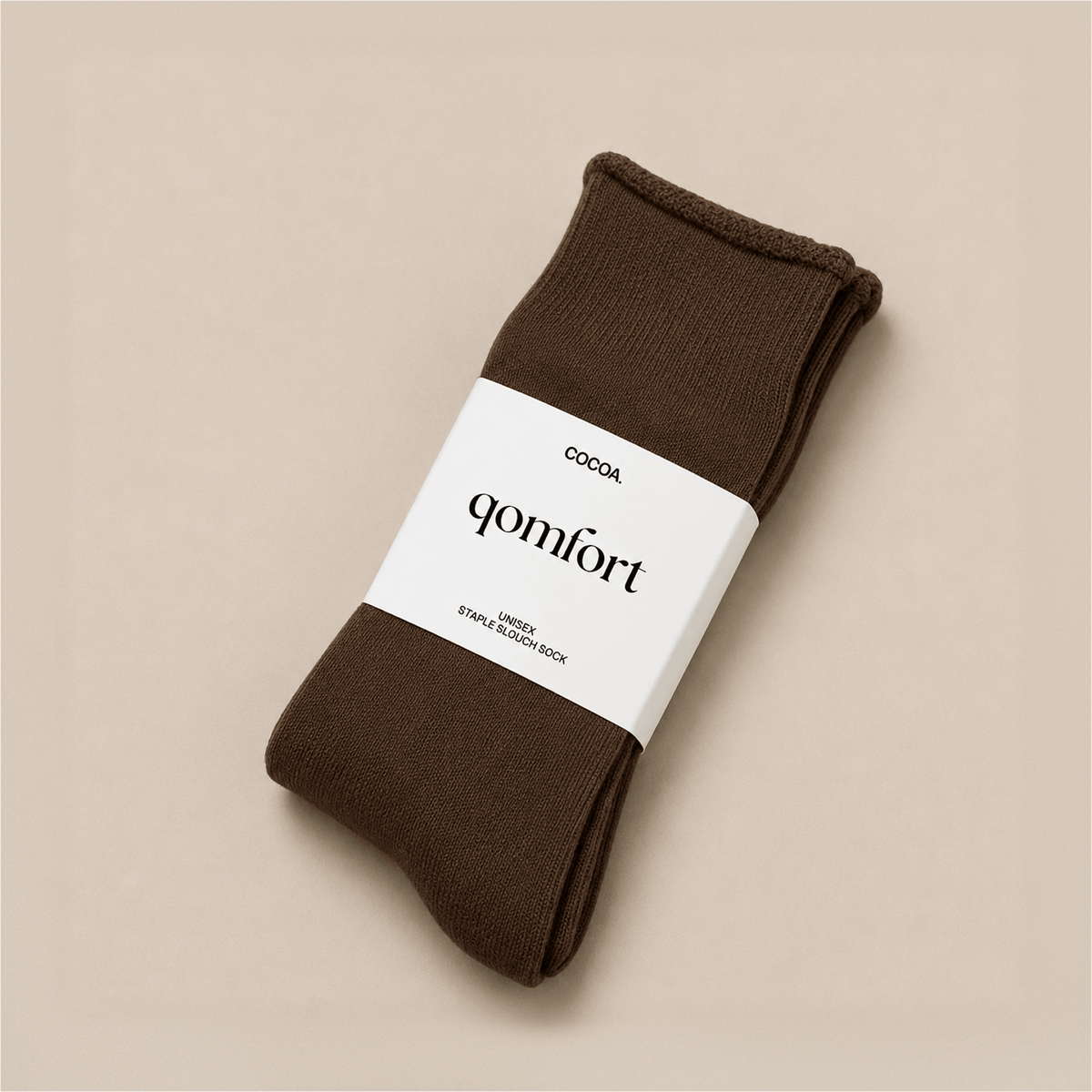 Staple Socks in Cocoa
