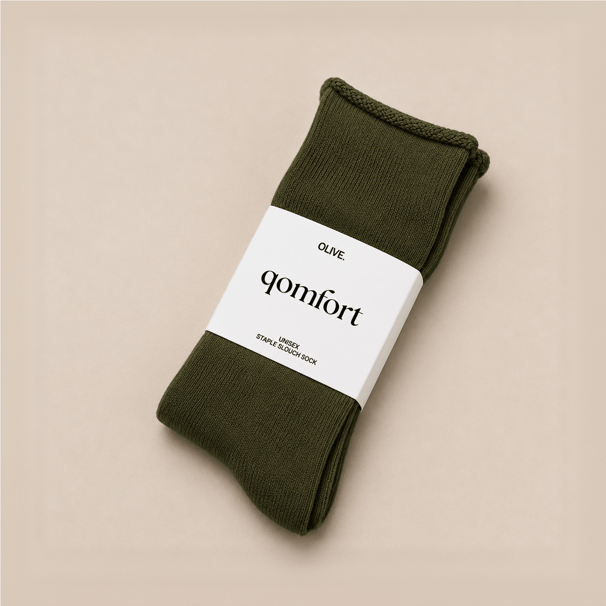 Staple Socks in Olive